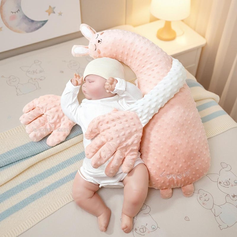 2025 Upgrade Model Baby Patter for Sleep,Baby Patting Hand Pillow,Companion Plush Pillow,Bab-y Butt Patter for Sleep,Soothing Babys Toy,Bab-y Startle Slee-p Aid Companion - Image 4